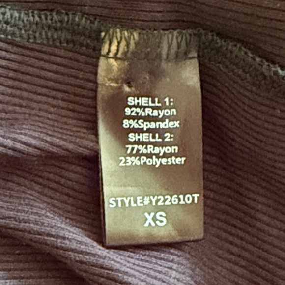 Pomander Place sz XS Black Puff Sleeve Rayon stretch Blouse great pre owned cond - Picture 8 of 9